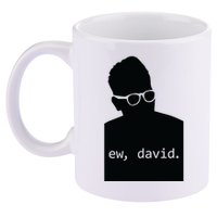 Silhouette Ew David 11oz C Handle Ceramic Mug