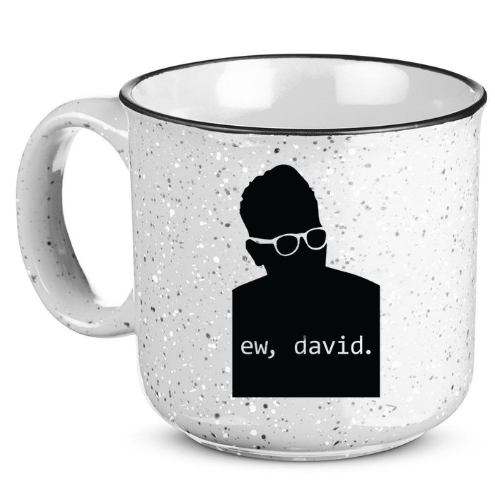 Silhouette Ew David 15oz Campfire Ceramic Mug