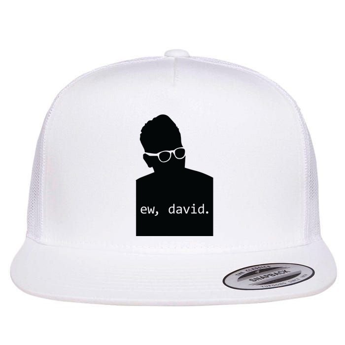 Silhouette Ew David Flat Bill Trucker Hat