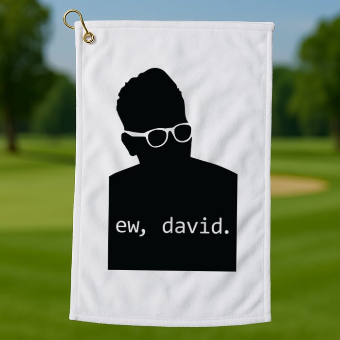 Silhouette Ew David Golf Towel