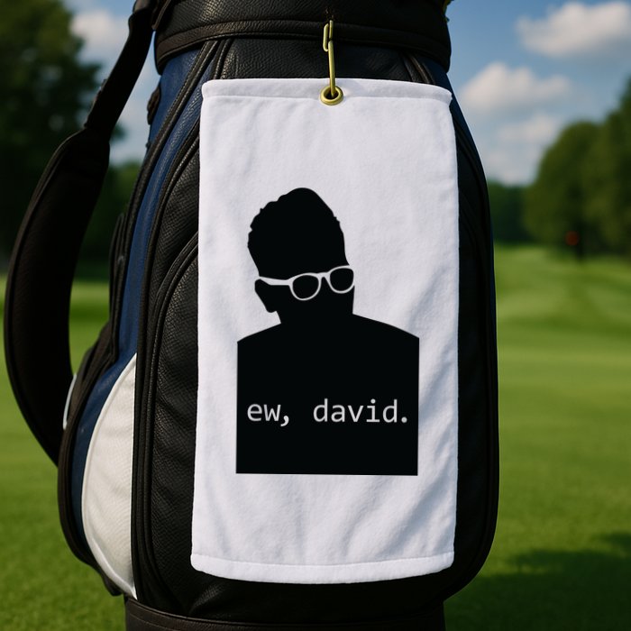 Silhouette Ew David Golf Towel