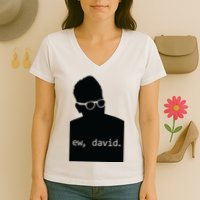 Silhouette Ew David Women's V-Neck T-Shirt