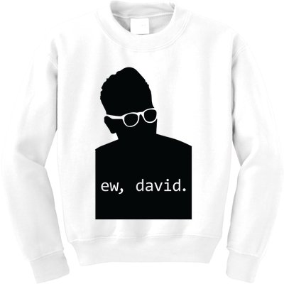 Silhouette Ew David Kids Sweatshirt