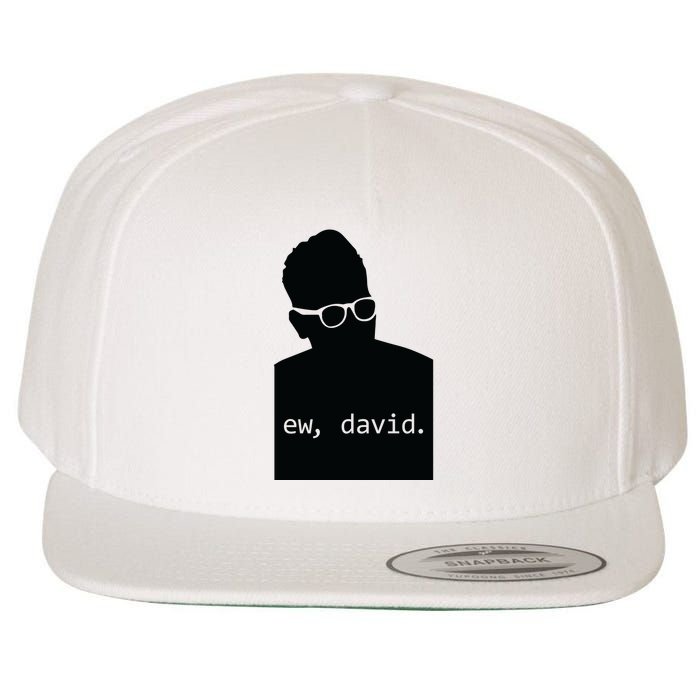 Silhouette Ew David Wool Snapback Cap