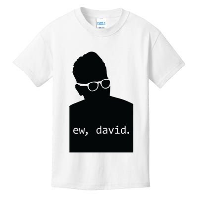 Silhouette Ew David Kids T-Shirt