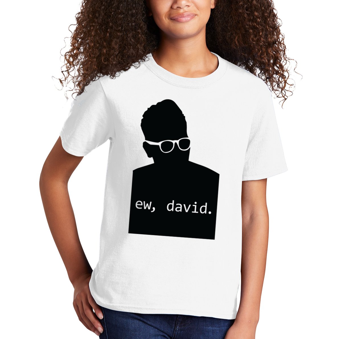 Silhouette Ew David Kids T-Shirt