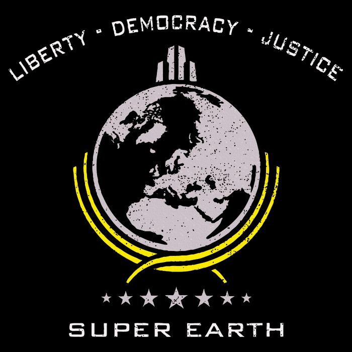 Super Earth Diving Into Hell For Liberty Zip Tote Bag