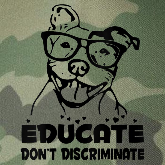S Educate Do Not Discriminate Pitbull Vneck Legacy Tie Dye Trucker Hat