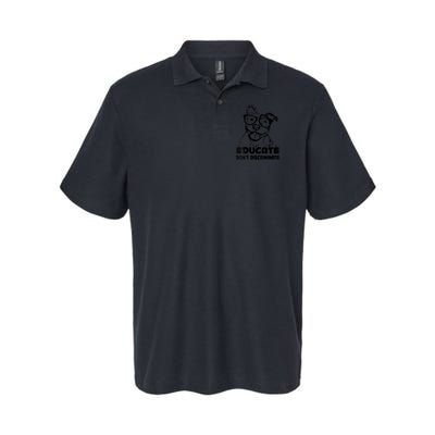 S Educate Do Not Discriminate Pitbull Vneck Polo