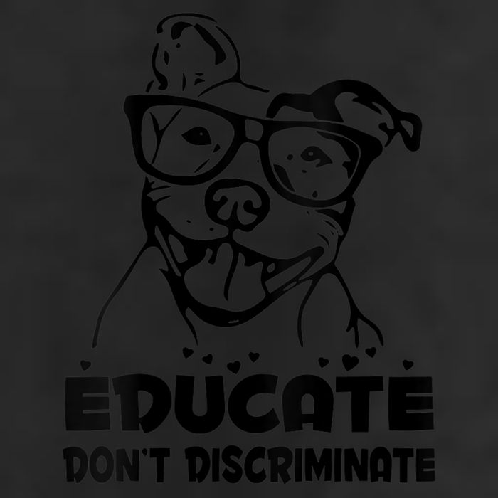 S Educate Do Not Discriminate Pitbull Vneck Golf Towel