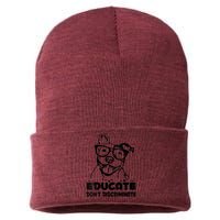 S Educate Do Not Discriminate Pitbull Vneck Sustainable Knit Beanie