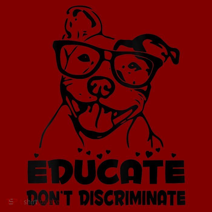 S Educate Do Not Discriminate Pitbull Vneck Visor