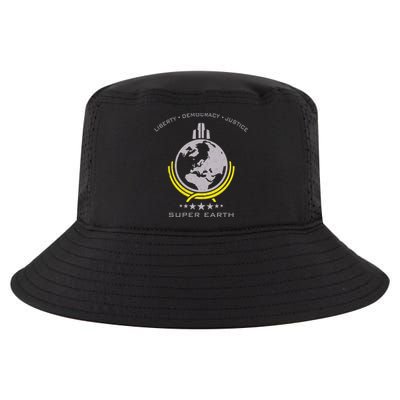 Super Earth Diving Into Hell For Liberty Cool Comfort Performance Bucket Hat