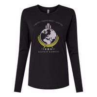 Super Earth Diving Into Hell For Liberty Womens Cotton Relaxed Long Sleeve T-Shirt