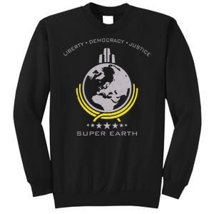 Super Earth Diving Into Hell For Liberty Sweatshirt