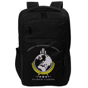 Super Earth Diving Into Hell For Liberty Impact Tech Backpack