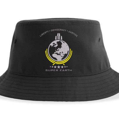 Super Earth Diving Into Hell For Liberty Sustainable Bucket Hat