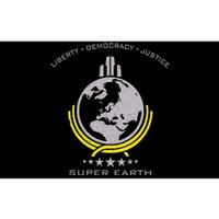 Super Earth Diving Into Hell For Liberty Bumper Sticker