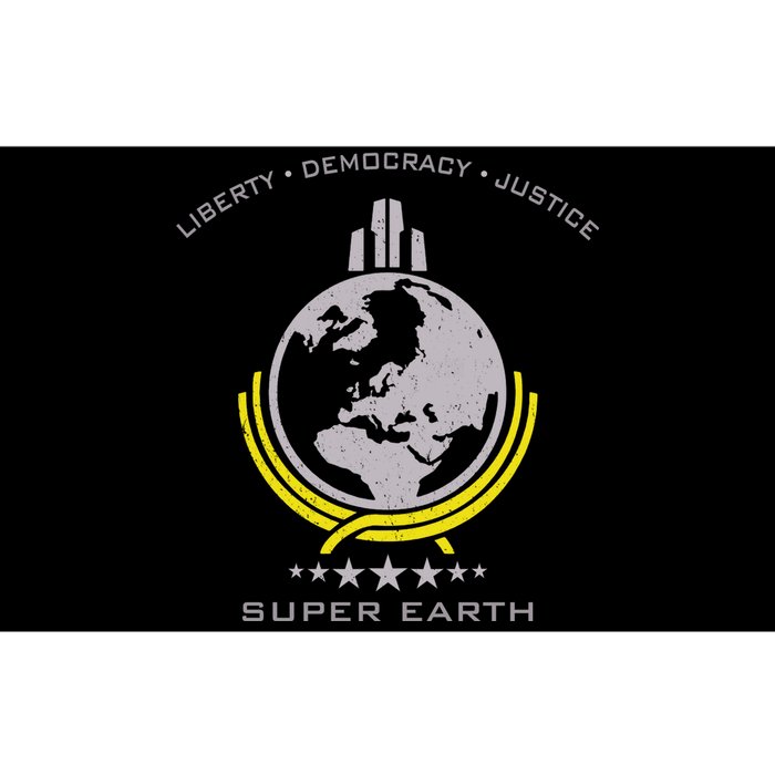 Super Earth Diving Into Hell For Liberty Bumper Sticker