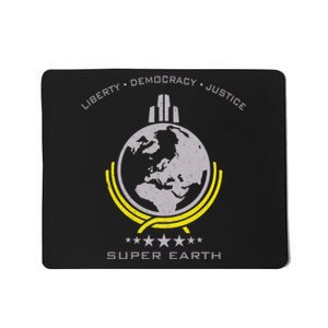 Super Earth Diving Into Hell For Liberty Mousepad