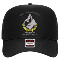 Super Earth Diving Into Hell For Liberty Trucker Hat