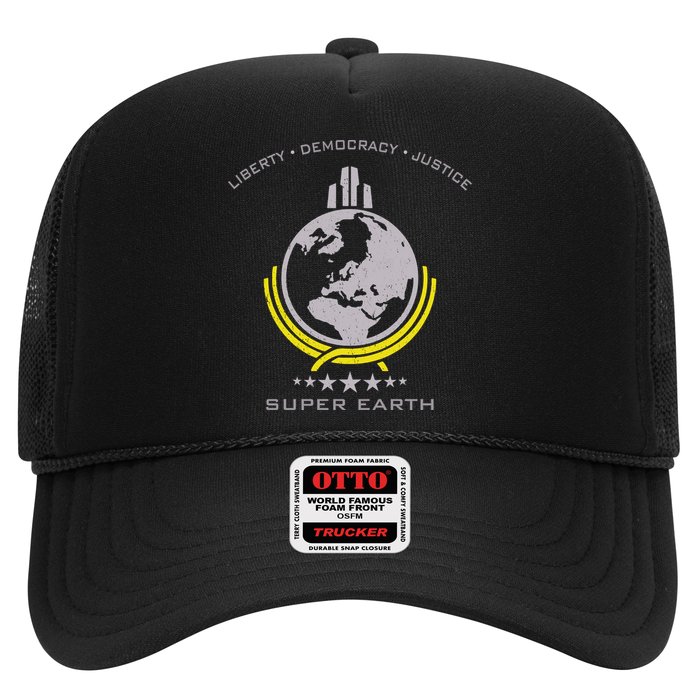 Super Earth Diving Into Hell For Liberty Trucker Hat