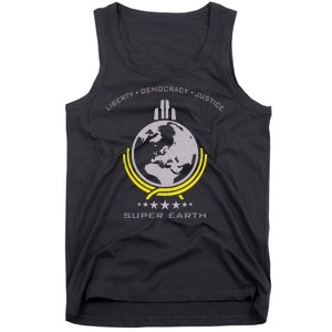 Super Earth Diving Into Hell For Liberty Tank Top