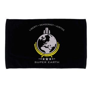 Super Earth Diving Into Hell For Liberty Microfiber Hand Towel