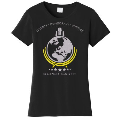 Super Earth Diving Into Hell For Liberty Women's T-Shirt