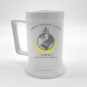 Super Earth Diving Into Hell For Liberty Beer Stein