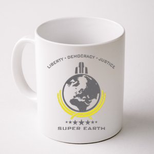 Super Earth Diving Into Hell For Liberty Coffee Mug