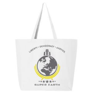 Super Earth Diving Into Hell For Liberty 25L Jumbo Tote