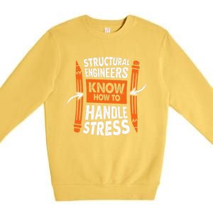 Structural Engineering Design For A Civil Engineer Premium Crewneck Sweatshirt