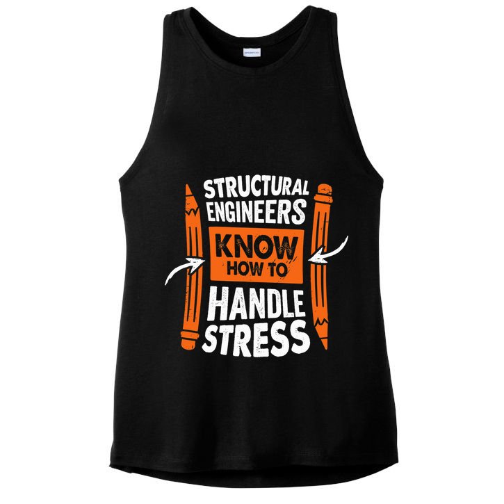 Structural Engineering Design For A Civil Engineer Ladies PosiCharge Tri-Blend Wicking Tank