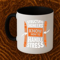 Structural Engineering Design For A Civil Engineer Mug