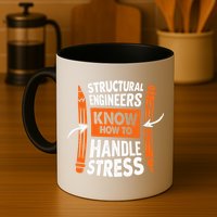 Structural Engineering Design For A Civil Engineer Mug