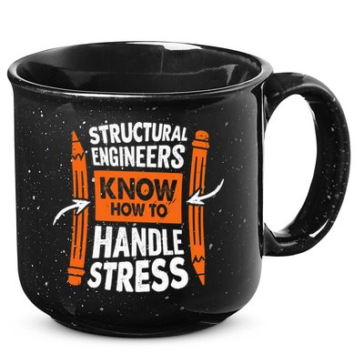 Structural Engineering Design For A Civil Engineer 15oz Campfire Ceramic Mug