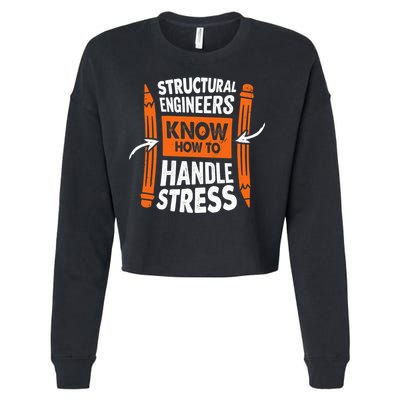 Structural Engineering Design For A Civil Engineer Cropped Pullover Crew