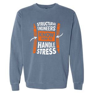 Structural Engineering Design For A Civil Engineer Garment-Dyed Sweatshirt