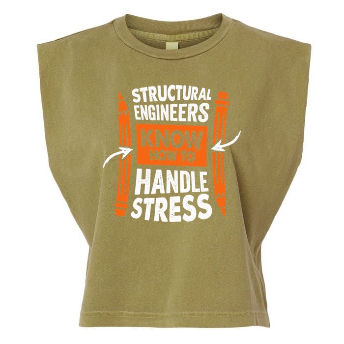 Structural Engineering Design For A Civil Engineer Garment-Dyed Women's Muscle Tee