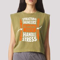 Structural Engineering Design For A Civil Engineer Garment-Dyed Women's Muscle Tee