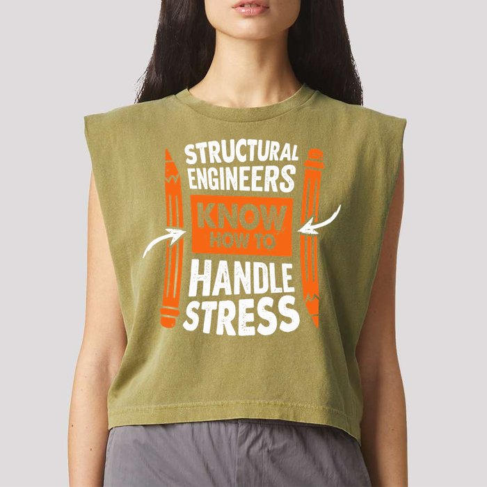 Structural Engineering Design For A Civil Engineer Garment-Dyed Women's Muscle Tee