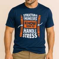 Structural Engineering Design For A Civil Engineer Performance Shirt