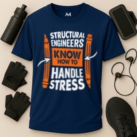 Structural Engineering Design For A Civil Engineer Performance Shirt