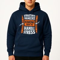 Structural Engineering Design For A Civil Engineer Hoodie