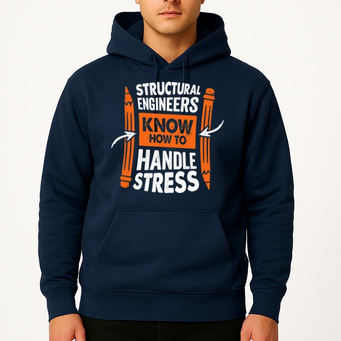 Structural Engineering Design For A Civil Engineer Hoodie