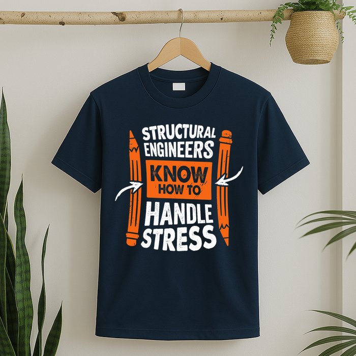 Structural Engineering Design For A Civil Engineer T-Shirt