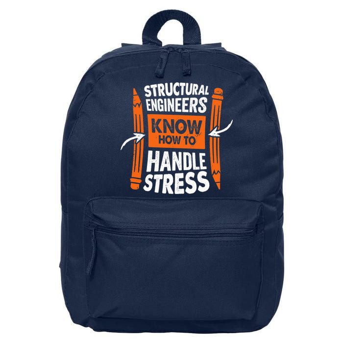 Structural Engineering Design For A Civil Engineer 16 in Basic Backpack