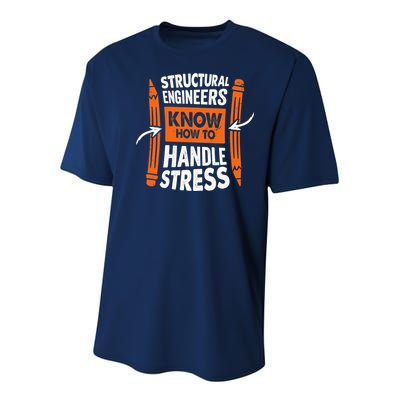 Structural Engineering Design For A Civil Engineer Youth Performance Sprint T-Shirt