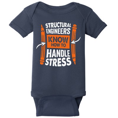 Structural Engineering Design For A Civil Engineer Baby Bodysuit